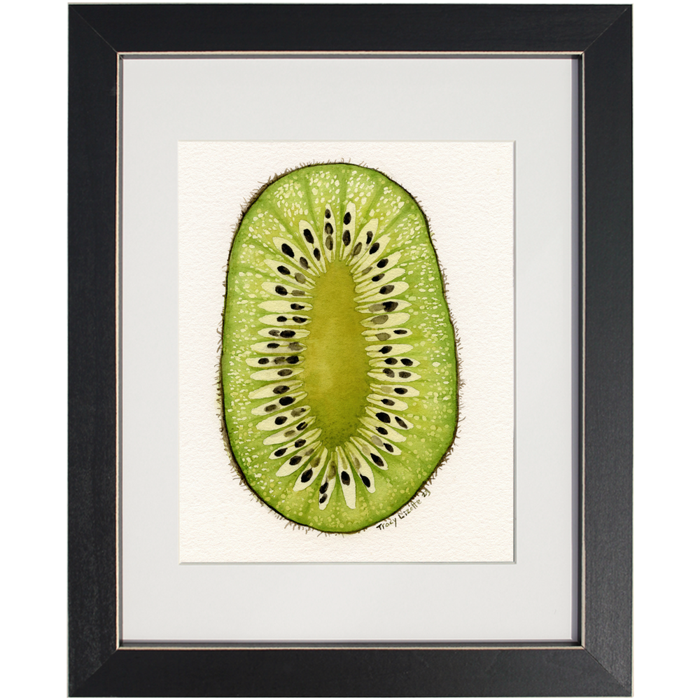 Kiwi Original Watercolor Painting — Tracy Lizotte Studios